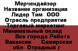 Мерчендайзер › Название организации ­ Лидер Тим, ООО › Отрасль предприятия ­ Торговый маркетинг › Минимальный оклад ­ 23 000 - Все города Работа » Вакансии   . Самарская обл.,Отрадный г.